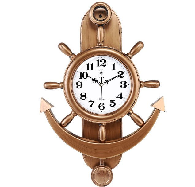 Noogni™ Mediterranean Rudder Wall Clock - Noogni