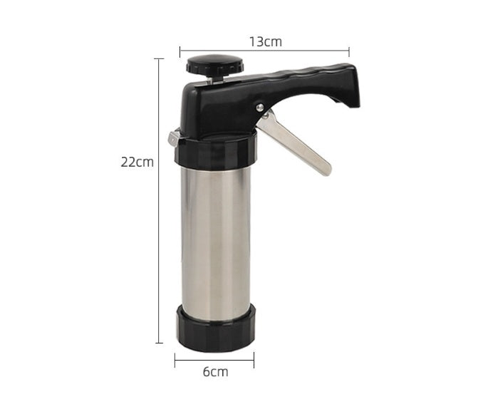 Stainless Steel Biscuit Press and Cookie Decorating Tool Set