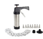 Stainless Steel Biscuit Press and Cookie Decorating Tool Set