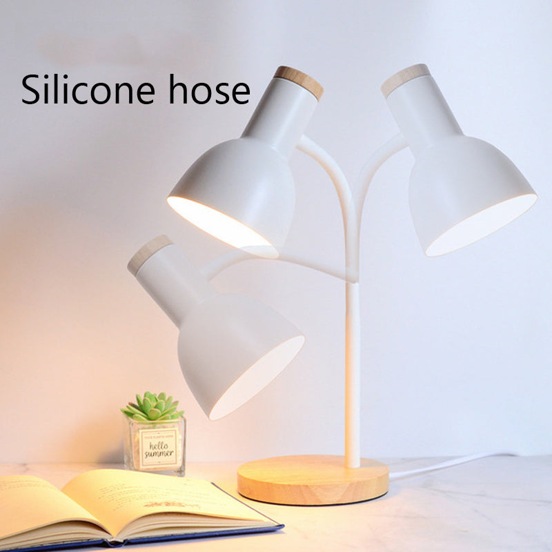 Nordic LED Desk Lamp with Adjustable Brightness and USB Power