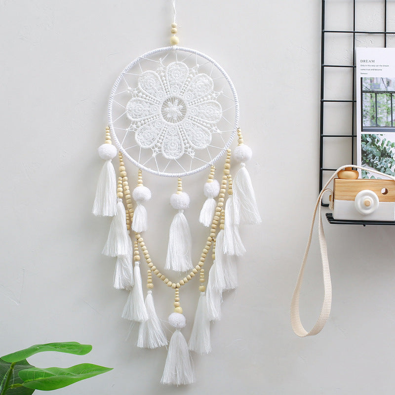 Indoor Colorful Feather Dream Catcher Wall Ornament