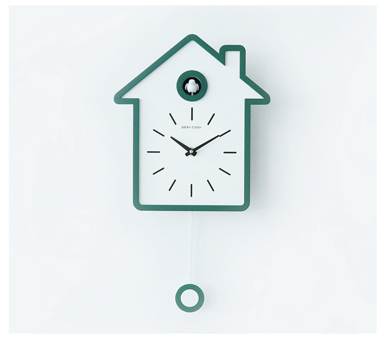 Noogni™ Modern Minimalist Cuckoo Wall Clock - Noogni