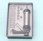 Stainless Steel Biscuit Press and Cookie Decorating Tool Set