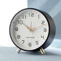 Modern Metal Desk Alarm Clock – Minimalist Home Style