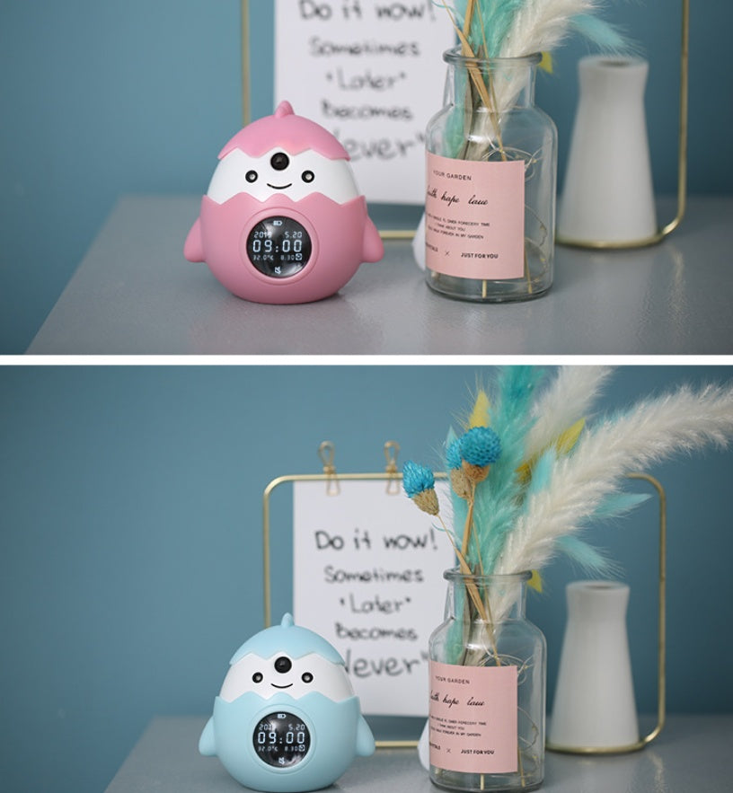 Smart LED Digital Alarm Clock with Infrared Sensor and Night Light