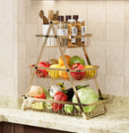 Multi-Functional Kitchen Fruit and Vegetable Storage Rack