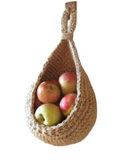 Wall Hanging Wicker Fruit and Vegetable Basket