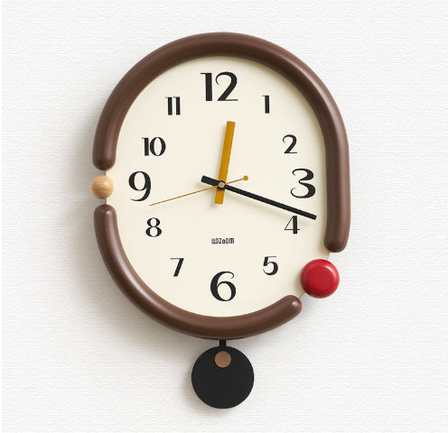 Noogni™ Minimalist Punch-Free Wall Clock - Noogni