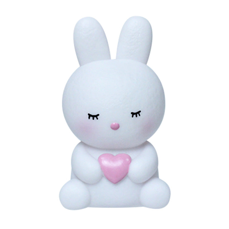 Cute Cartoon Rabbit Bedside Night Lamp for Kids