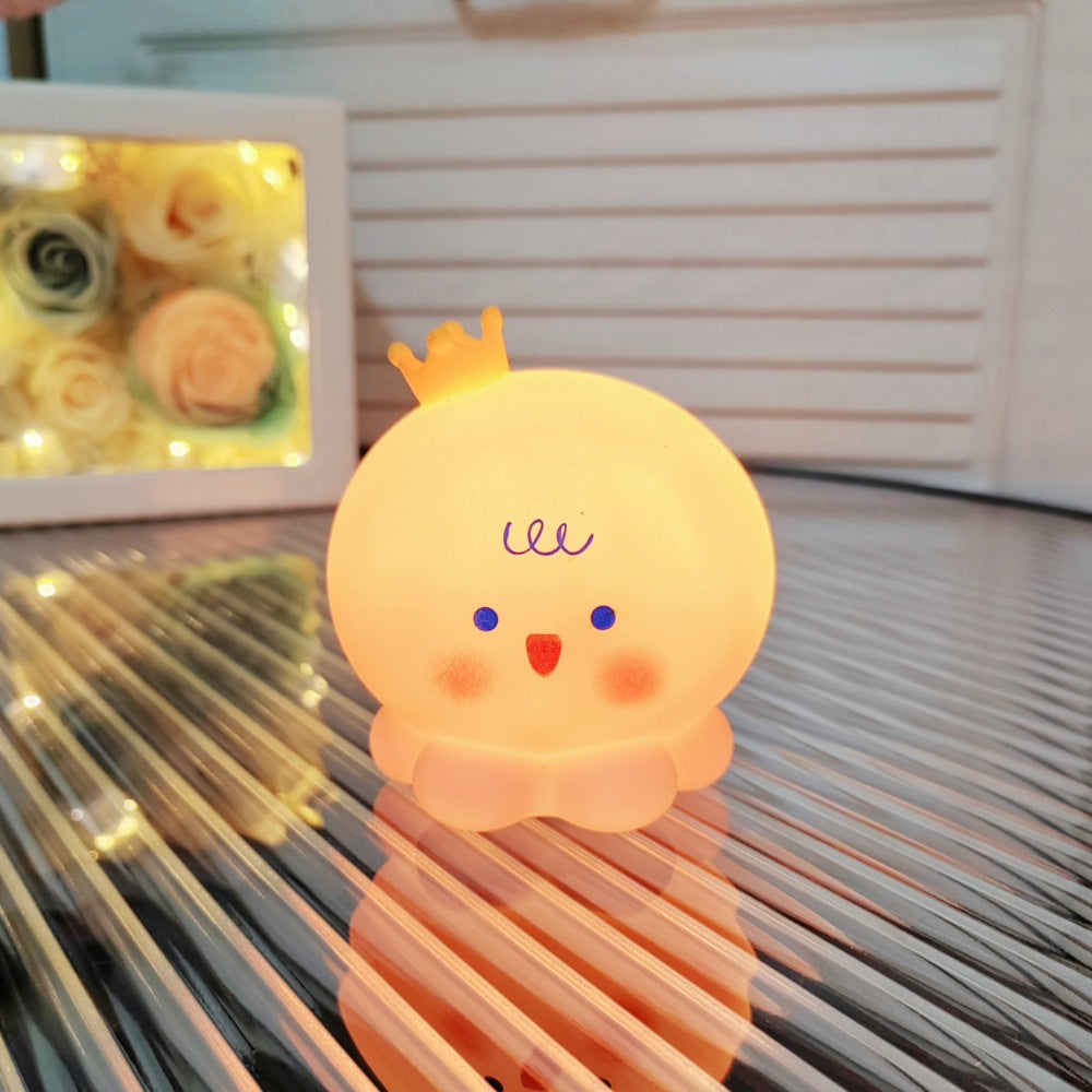 Cute Cartoon LED Night Lamp Toy for Kids