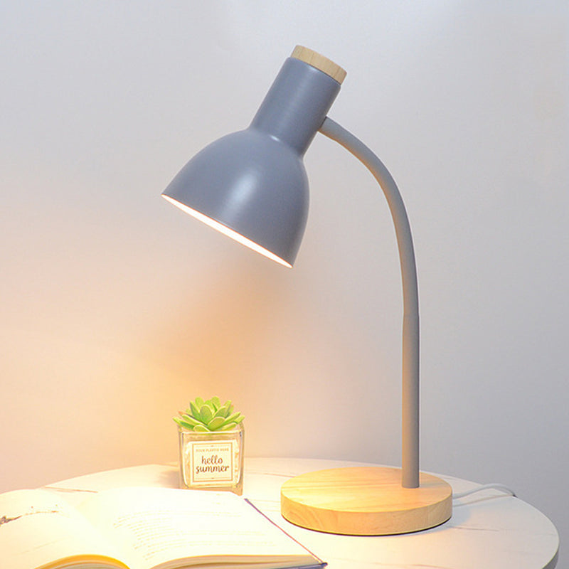 Nordic LED Desk Lamp with Adjustable Brightness and USB Power