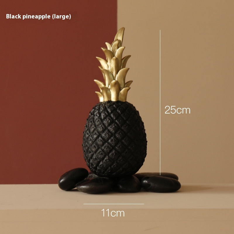 Nordic Modern Pineapple Resin Decorative Ornament for Home