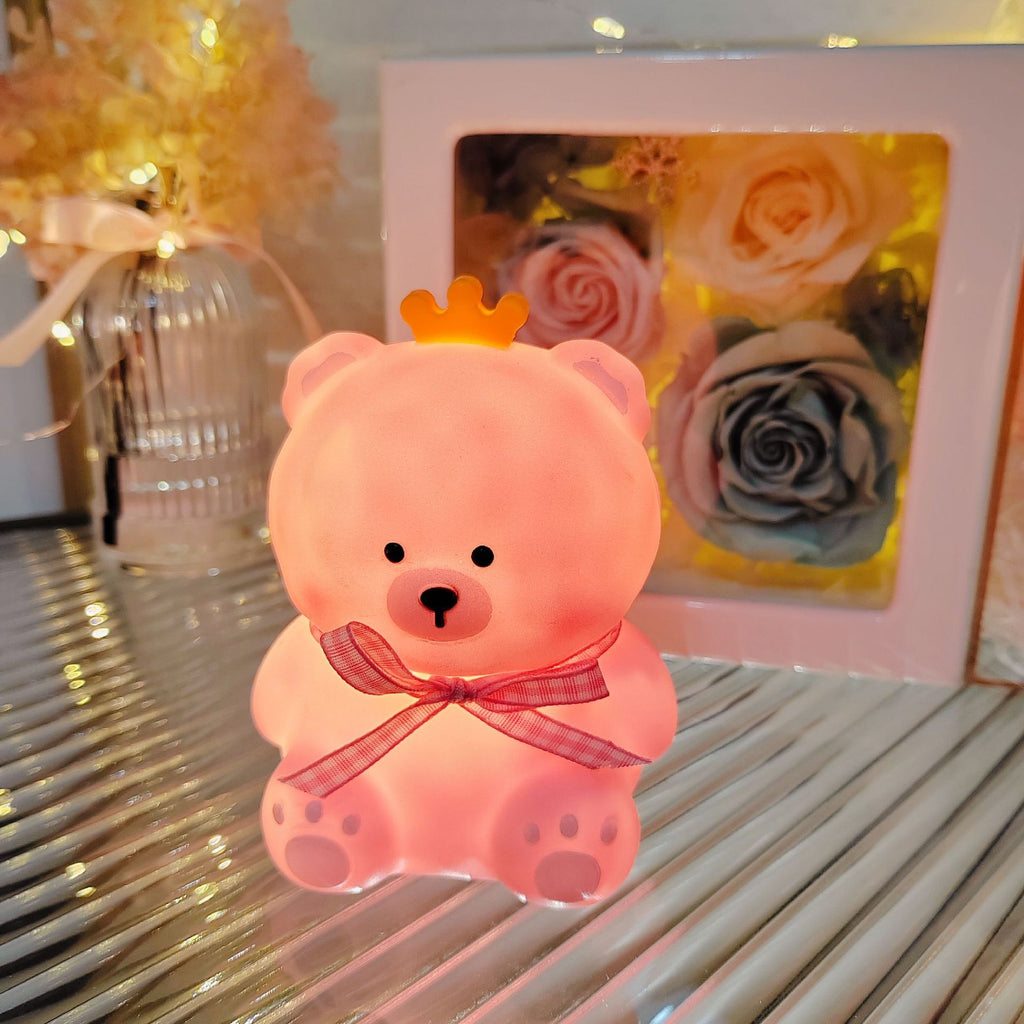 Cute Cartoon LED Night Lamp Toy for Kids