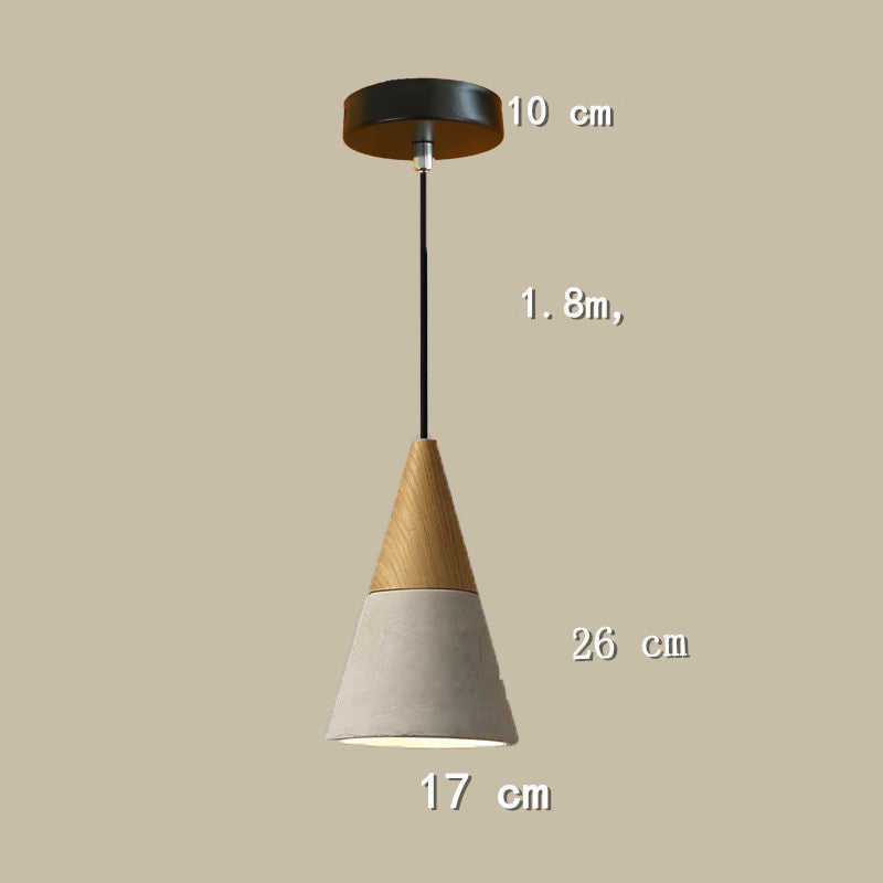 Loft Industrial Cement Pendant Light Nordic Style