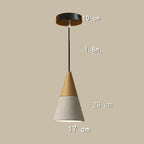 Loft Industrial Cement Pendant Light Nordic Style