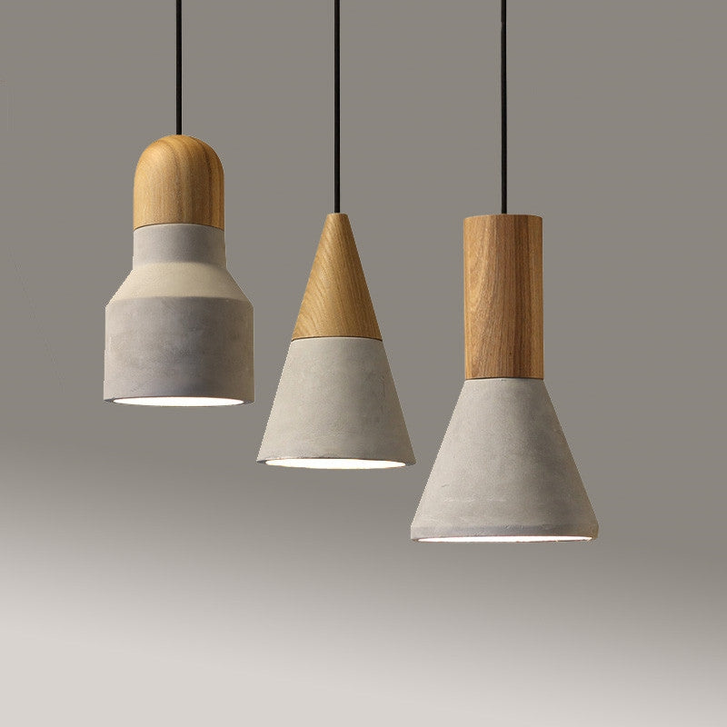 Loft Industrial Cement Pendant Light Nordic Style