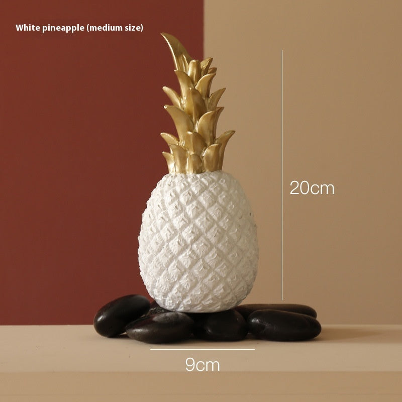 Nordic Modern Pineapple Resin Decorative Ornament for Home