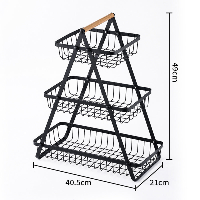 Multi-Functional Kitchen Fruit and Vegetable Storage Rack