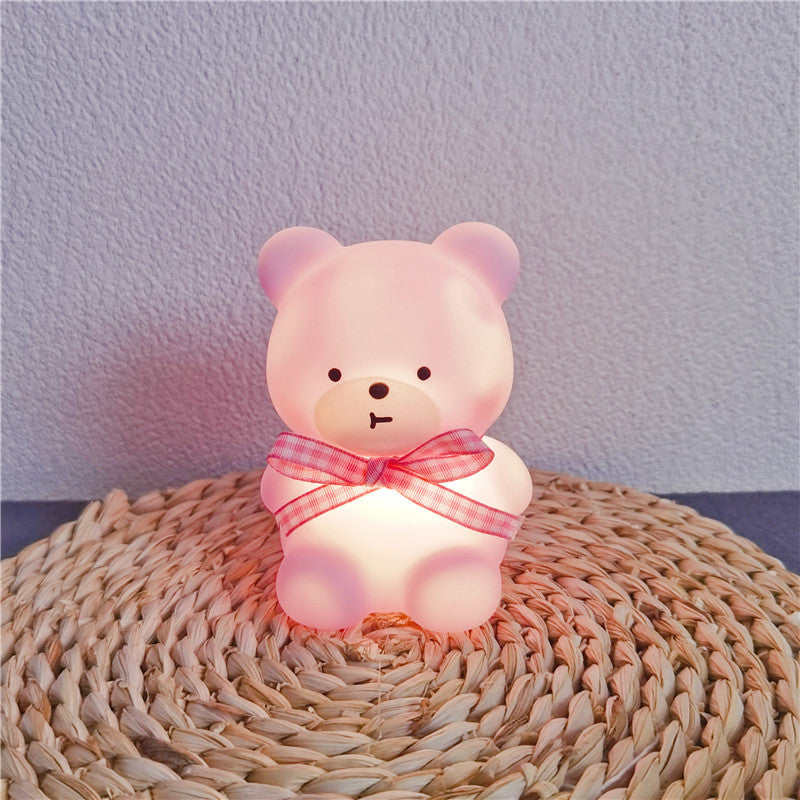 Cute Cartoon LED Night Lamp Toy for Kids