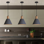 Macaron Single Head Adjustable Iron Pendant Lamp