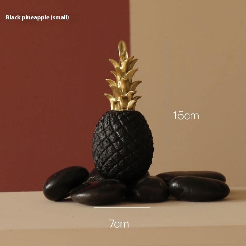 Nordic Modern Pineapple Resin Decorative Ornament for Home