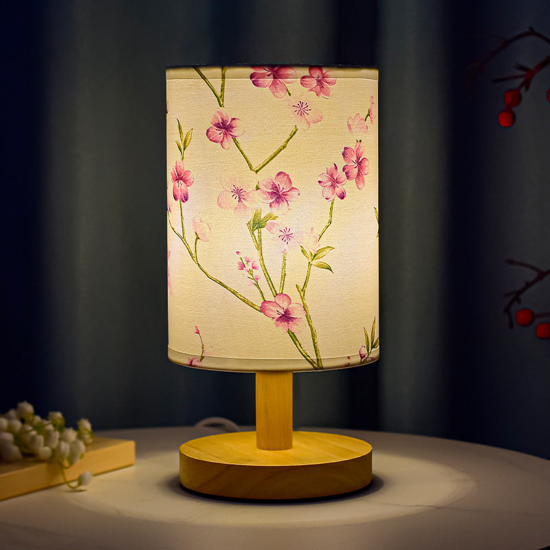 Chinese Style LED Bedside Table Lamp Decorative Night Light