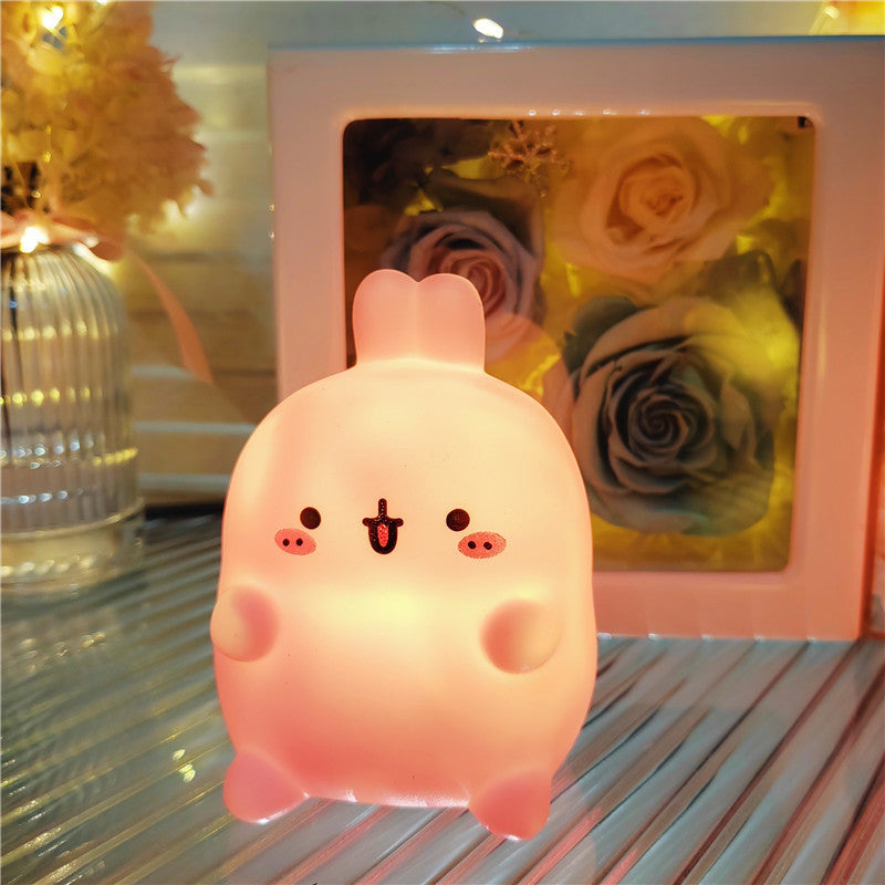 Cute Cartoon LED Night Lamp Toy for Kids
