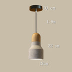 Loft Industrial Cement Pendant Light Nordic Style