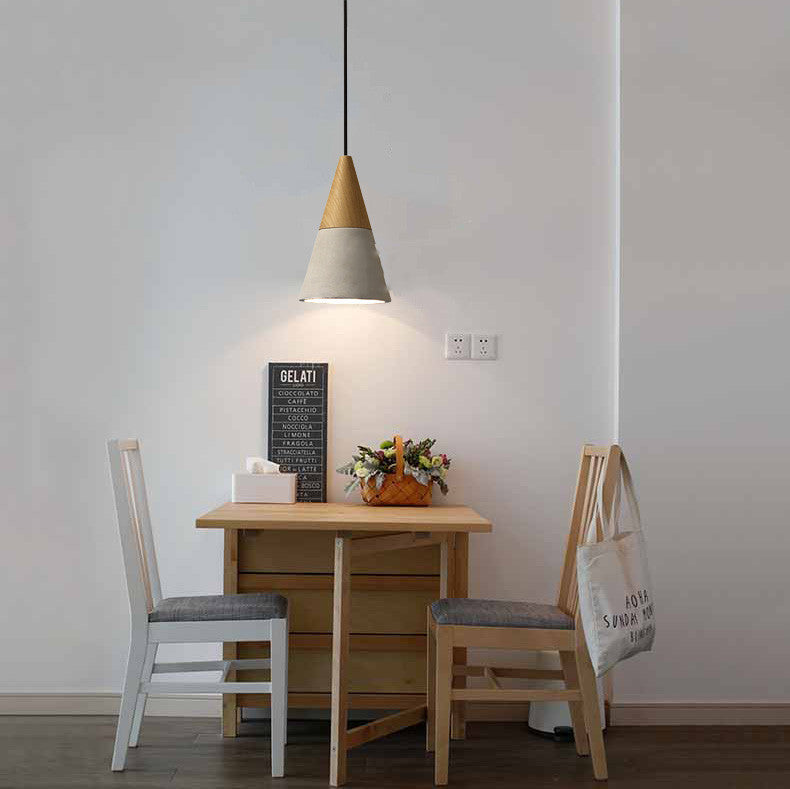 Loft Industrial Cement Pendant Light Nordic Style