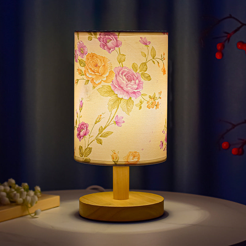 Chinese Style LED Bedside Table Lamp Decorative Night Light