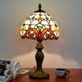 Stained Glass European Retro Bedside Table Lamp