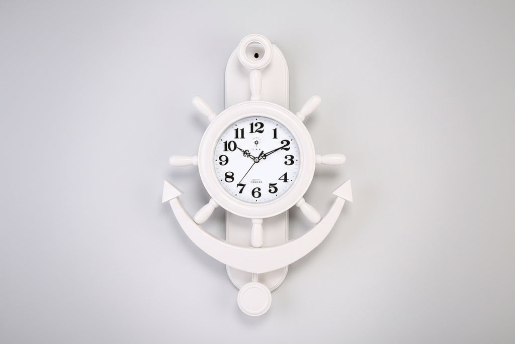 Noogni™ Mediterranean Rudder Wall Clock - Noogni