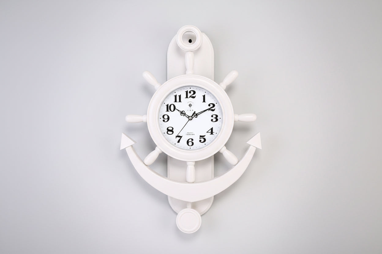 Noogni™ Mediterranean Rudder Wall Clock - Noogni