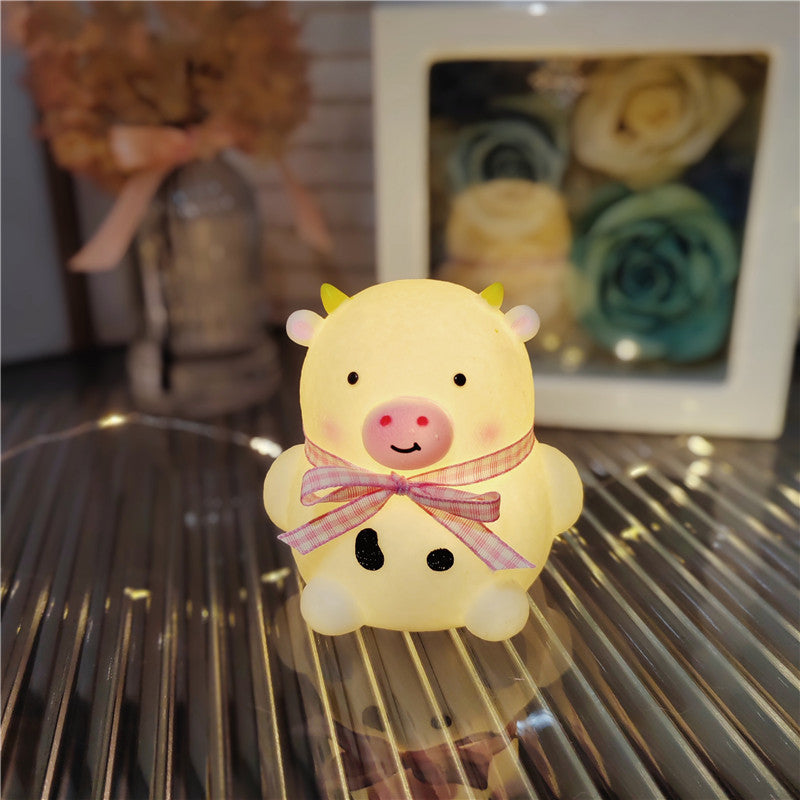Cute Cartoon LED Night Lamp Toy for Kids