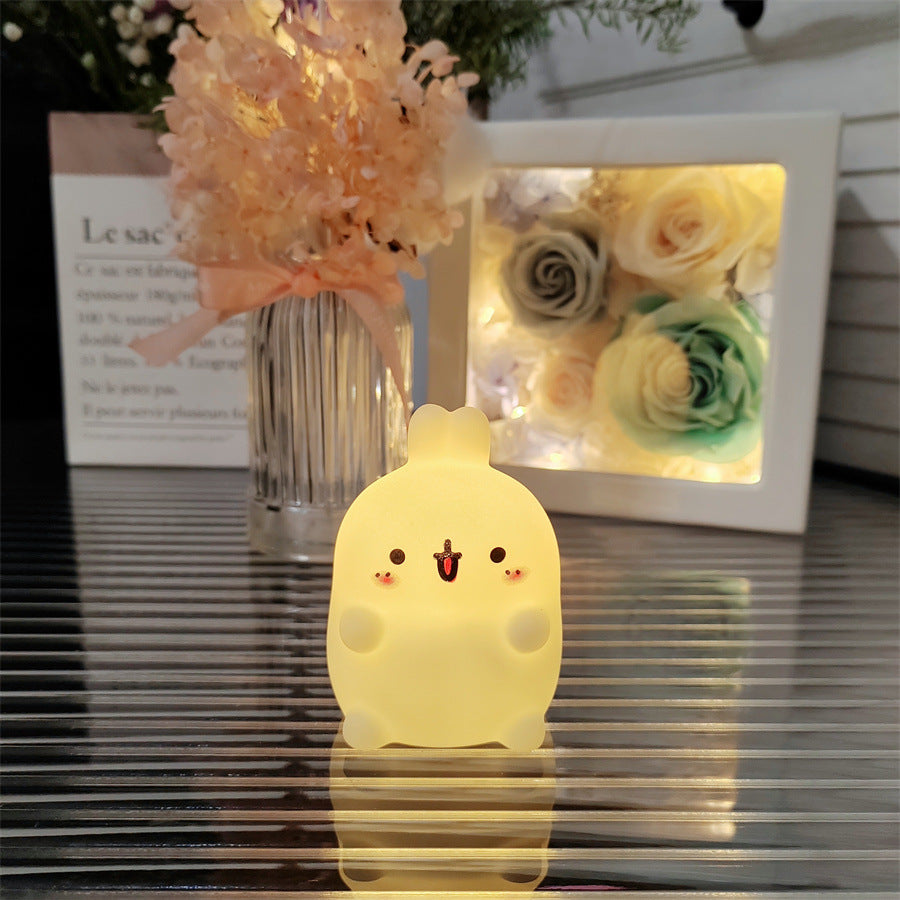 Cute Cartoon LED Night Lamp Toy for Kids