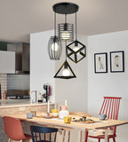 Three-Head Modern Simple Iron LED Pendant Lamp