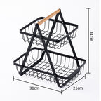 Multi-Functional Kitchen Fruit and Vegetable Storage Rack