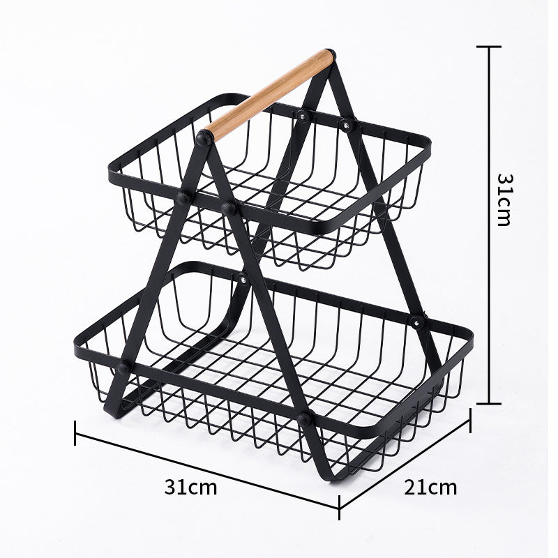 Multi-Functional Kitchen Fruit and Vegetable Storage Rack